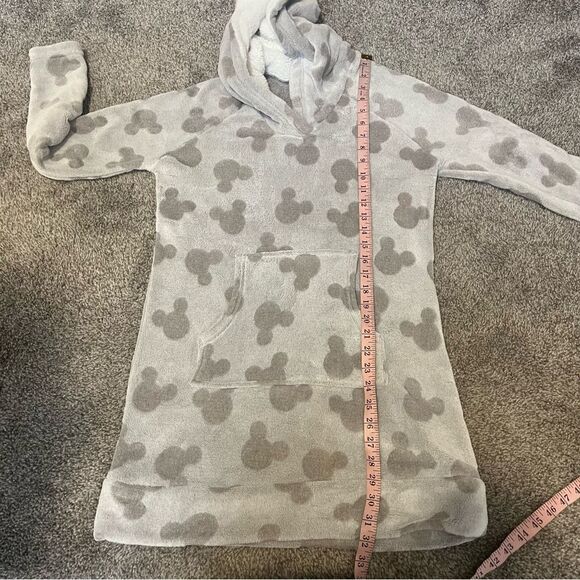 Disney Womens Mickey Mouse Fleece Lounge Hoodie Grey Small - Picture 14 of 14